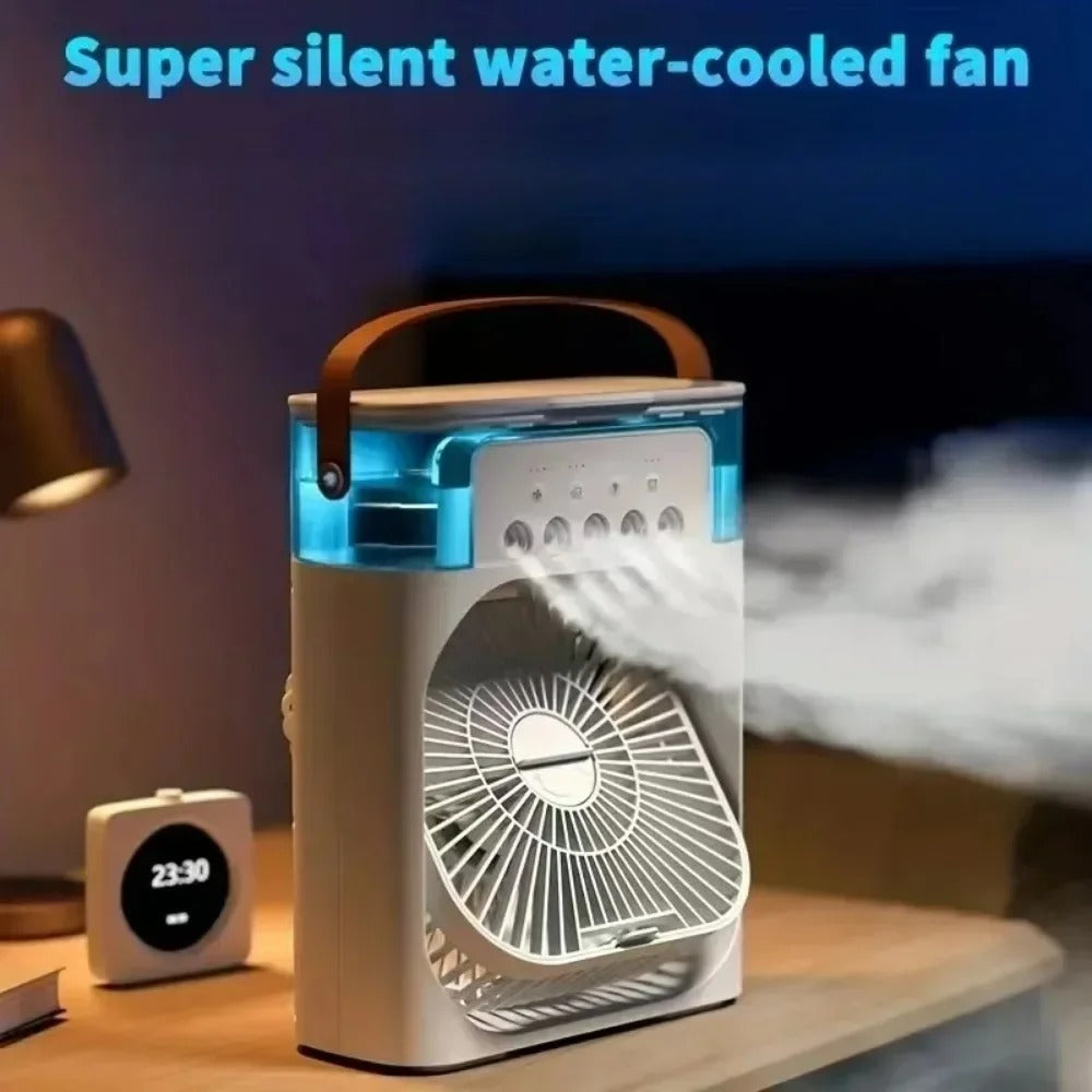 Portable Desktop Cooling Fan with Humidifier