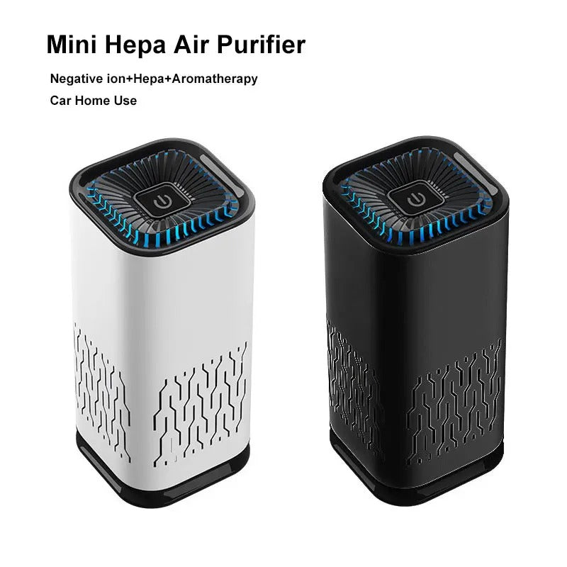 Mini HEPA Air Purifier – Car & Bedroom Air Cleaner