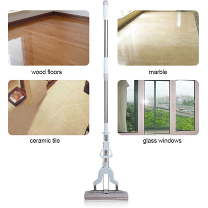 Sponge Mop with Adjustable Handle