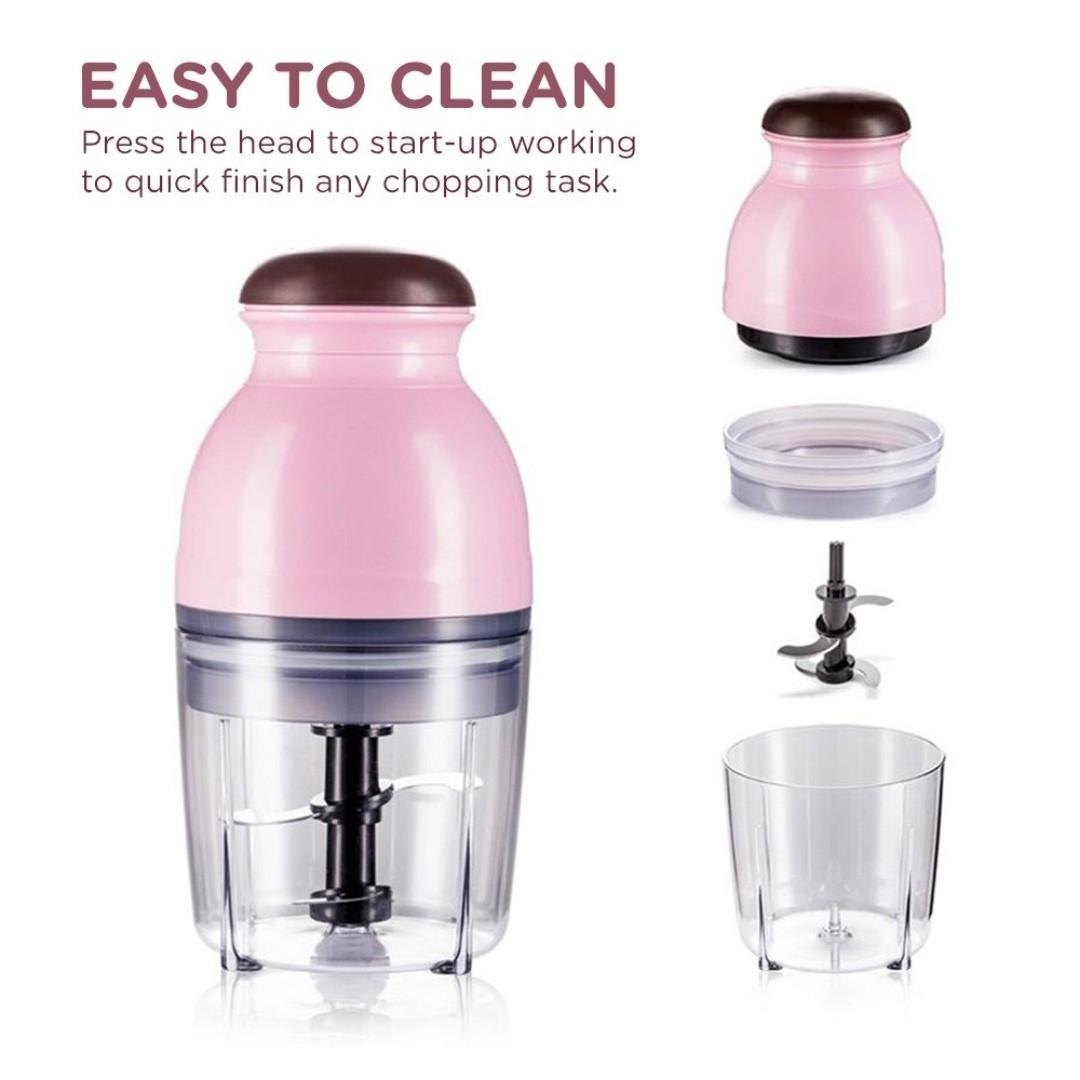 Mini Capsule Food Chopper – Electric Grinder & Blender